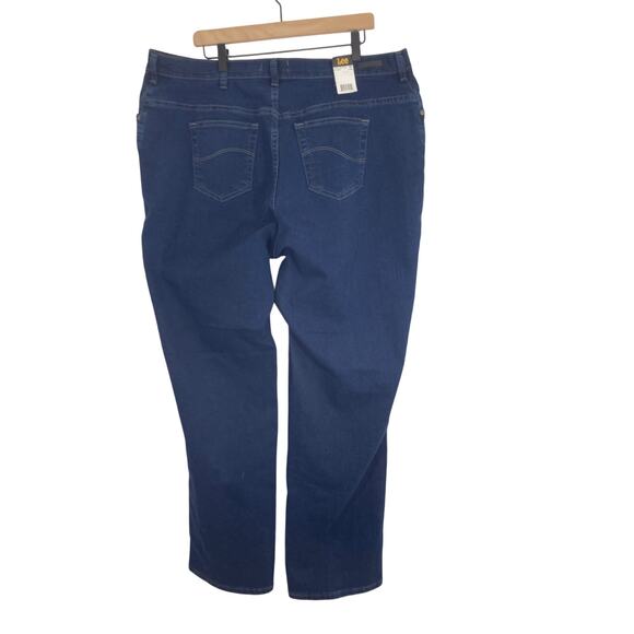 NWT Lee's 1889 Women's Plus SZ 22W Relaxed Fit Bootcut Jeans Dark Wash Western - Picture 5 of 5